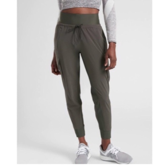 Athleta Sutton Joggers in Arbor Olive Green - Picture 1 of 8